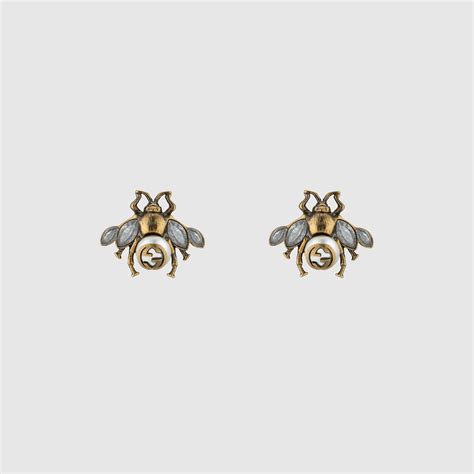 aretes abeja gucci|Aretes de Gucci para mujer .